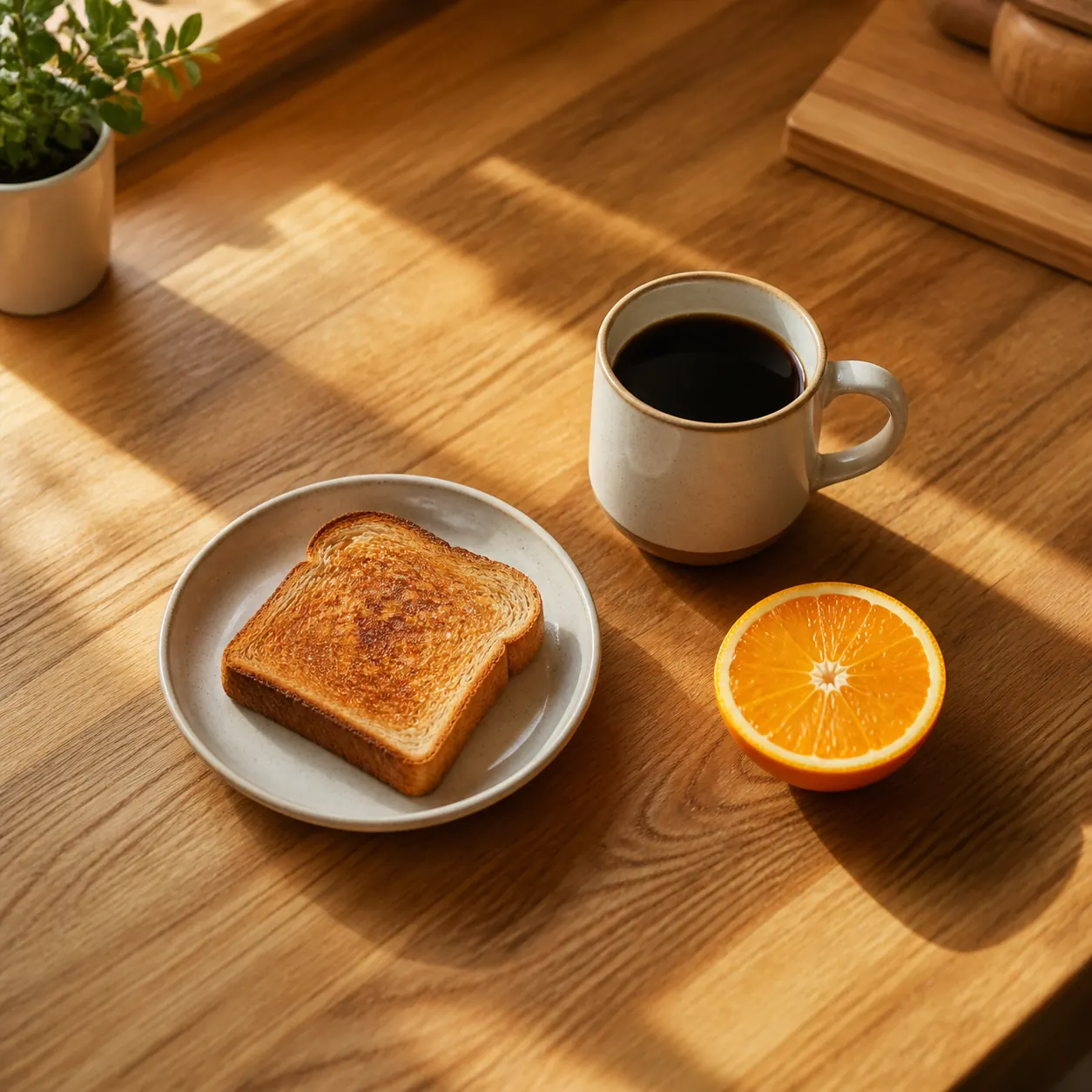 Tidying the Breakfast Counter Without Touching the Morning Light