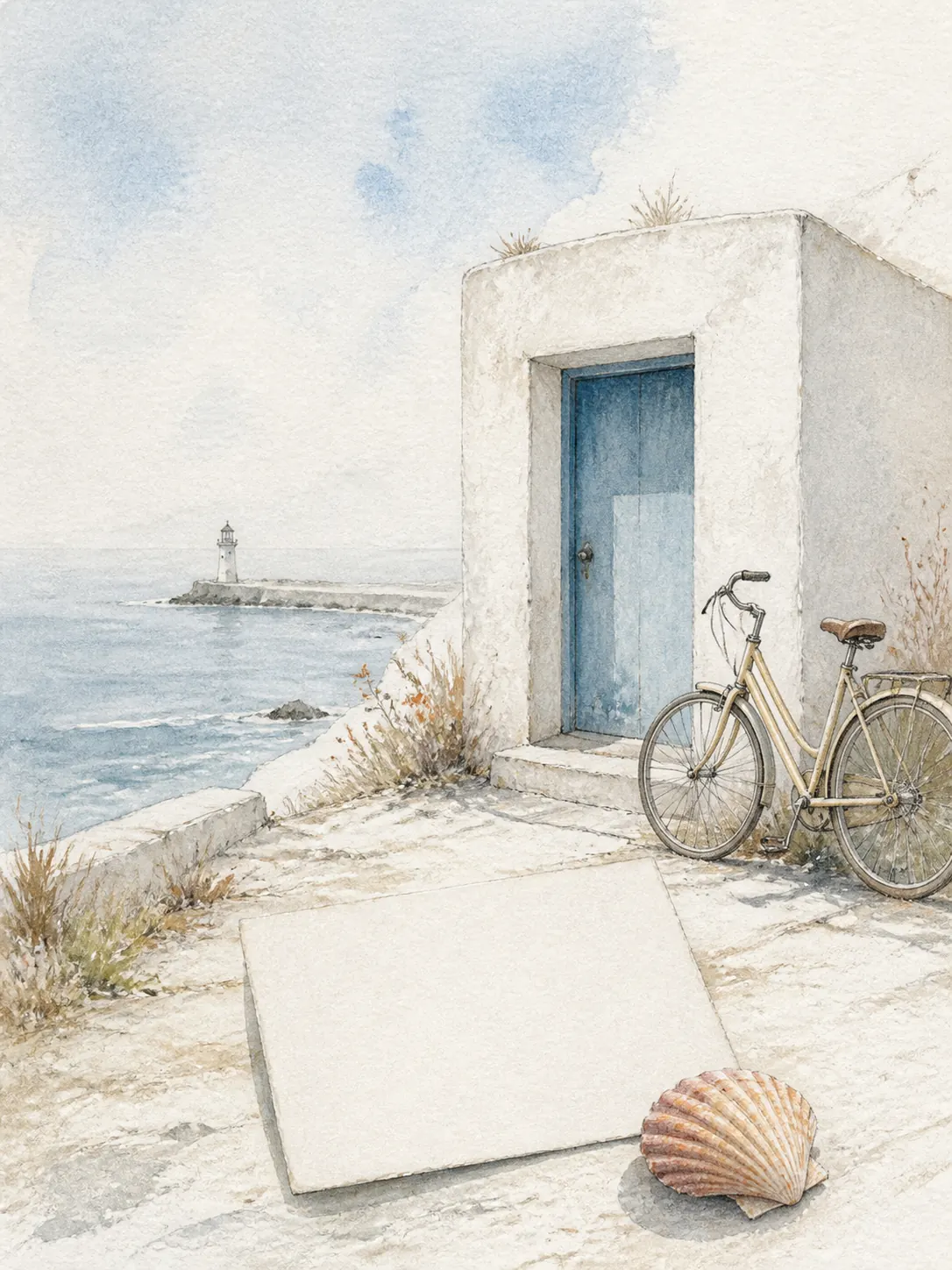 A Seaside Post Office Sends a Postcard With No Address
