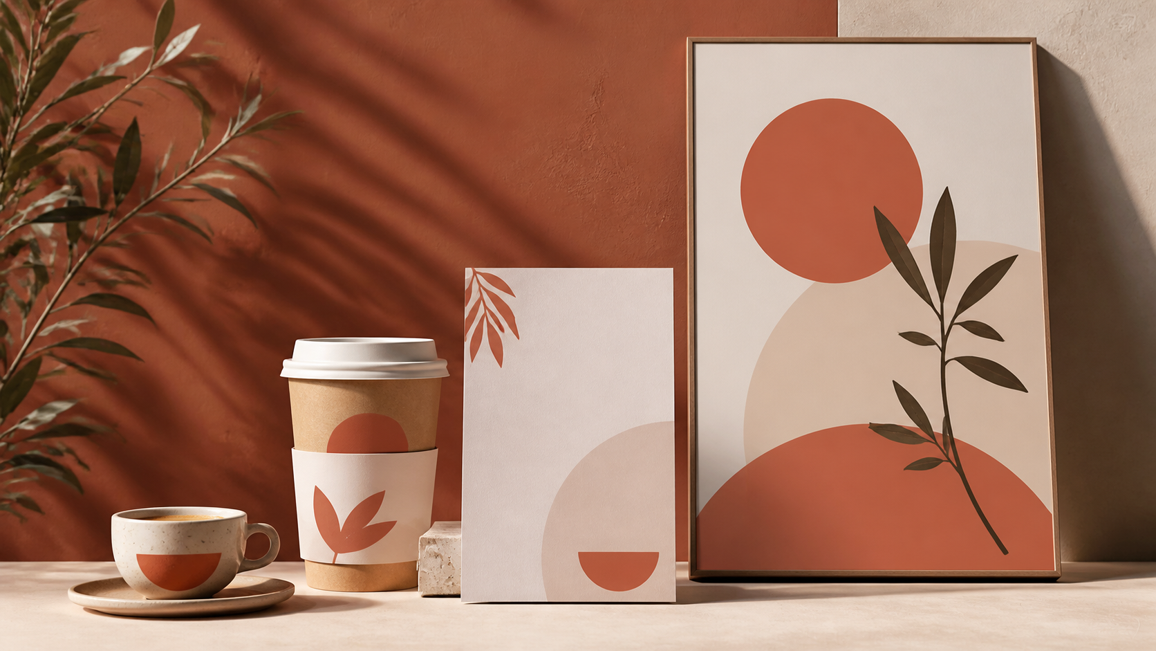独立咖啡品牌社媒视觉组的原创示意