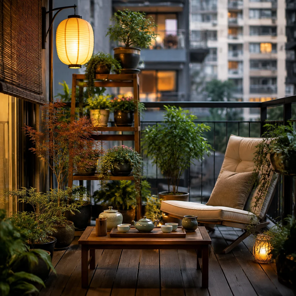 Turning a Tiny Balcony Into a Two-Square-Meter Tea Garden