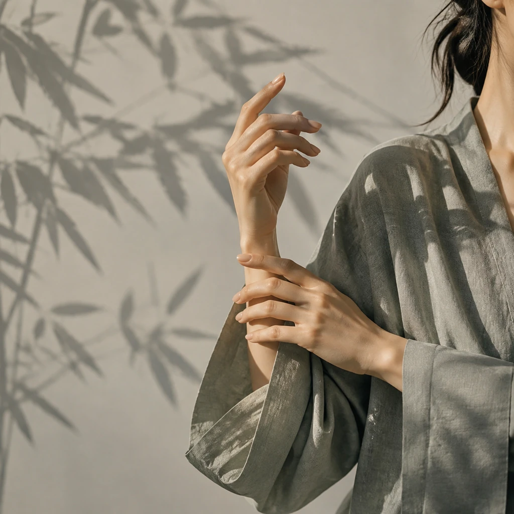 The Moment of Start of Spring, Bamboo Shadow Climbs the Sleeve