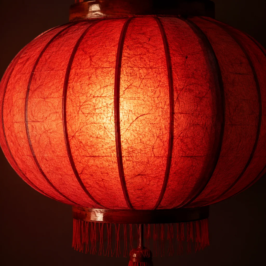 A Paper Lantern's Depth Comes From a Millimeter of Shadow Behind It