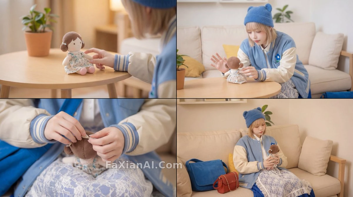 소녀와 인형의 노스탤지어 슬로우 컷