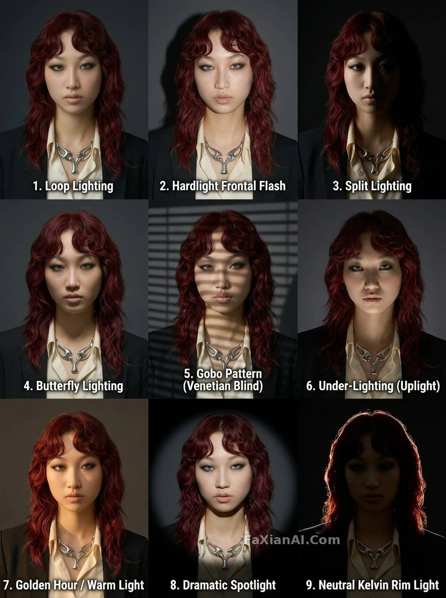3x3 그리드로 조명 교과서를 한 바퀴 돌다