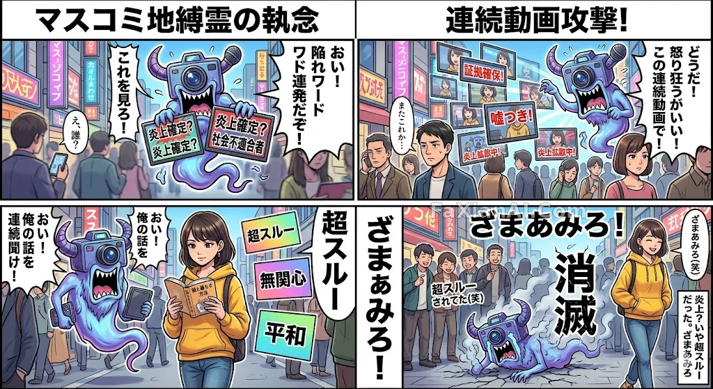 네 컷 만화: 절대영도급 무시