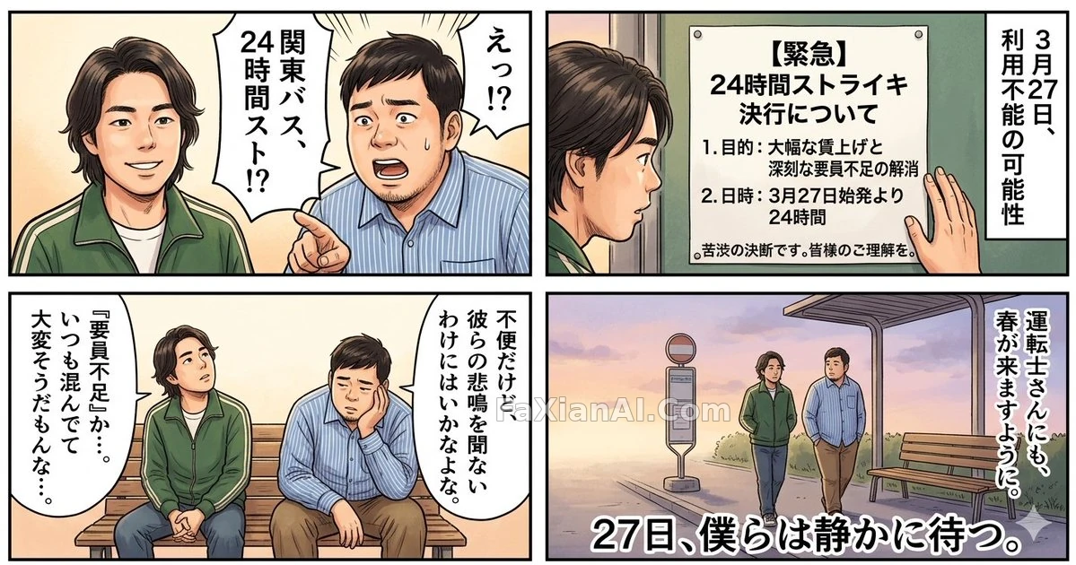 27일엔 차가 없어요, 버스 운행 중단 밈