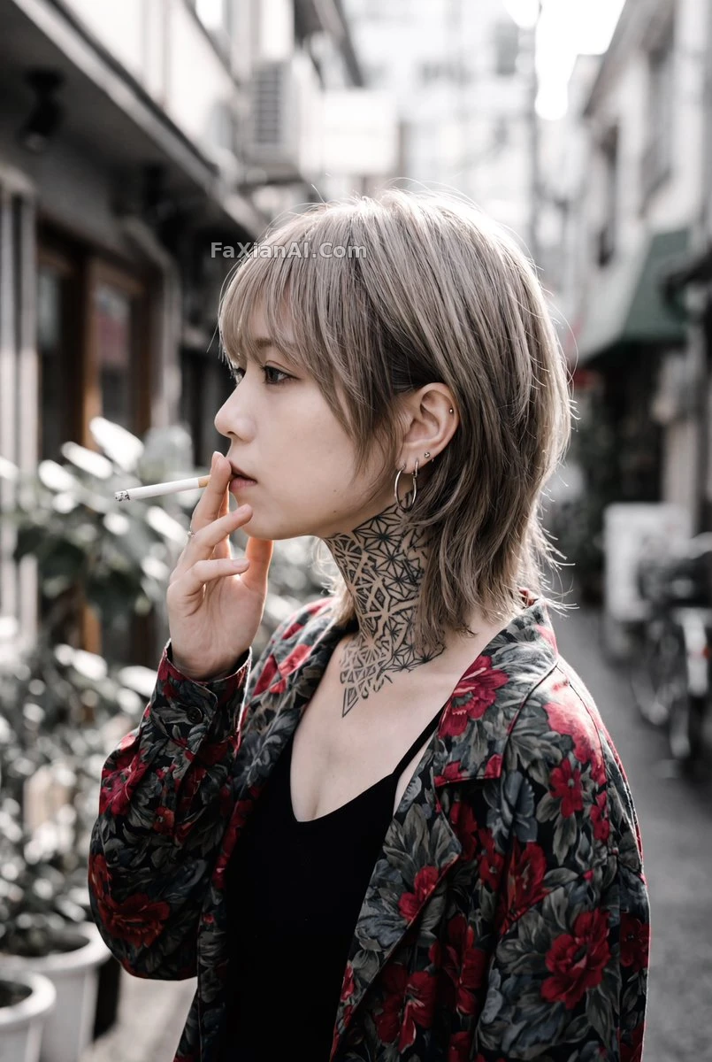 일본 록 소녀 캐릭터 콘셉트
