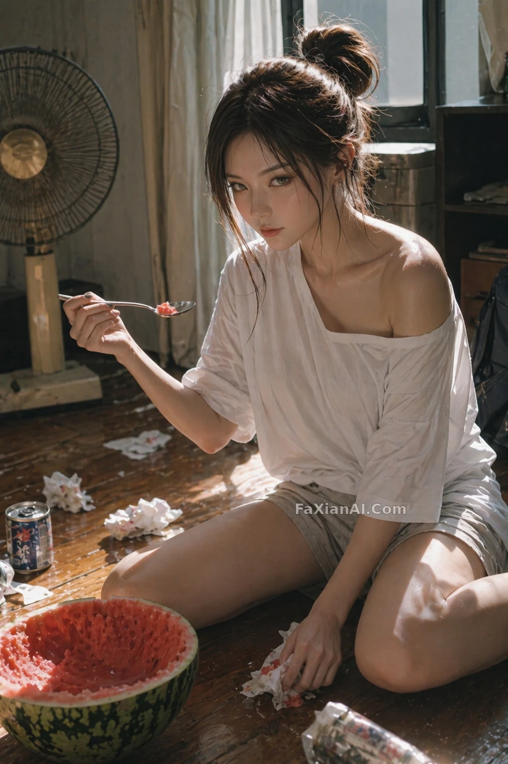 후텁지근한 오후, 필터 없이 수박즙만 뚝뚝