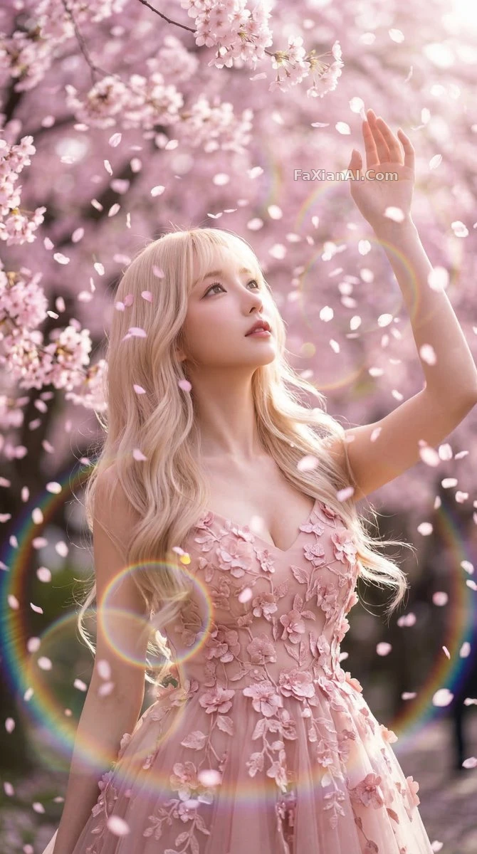 벚꽃이 떨어지는 순간, 고요히 꿈이 되다