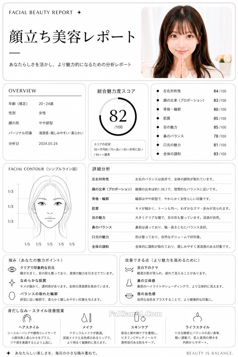 얼굴을 뜯어 만든 건강검진 리포트