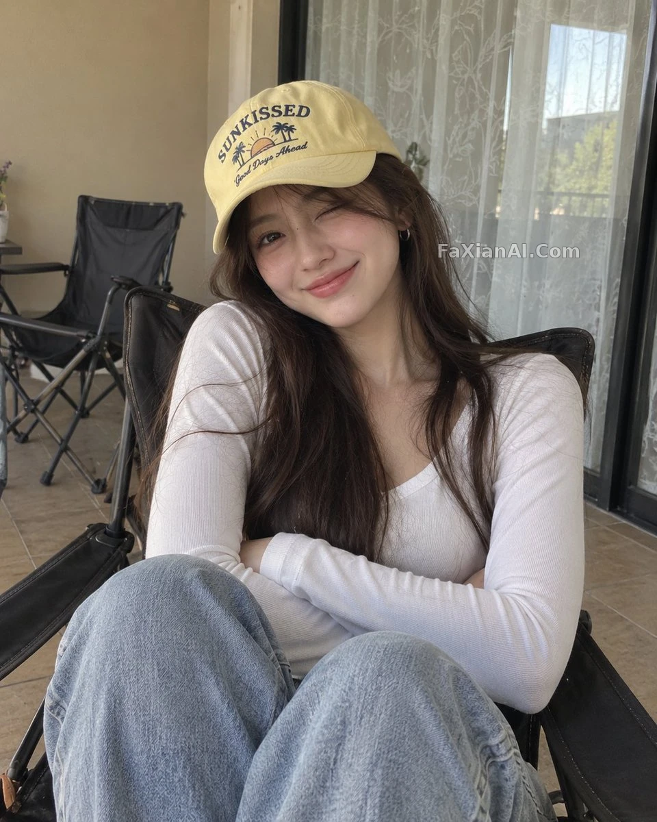 这杯随拍的回甘在那顶黄帽子上