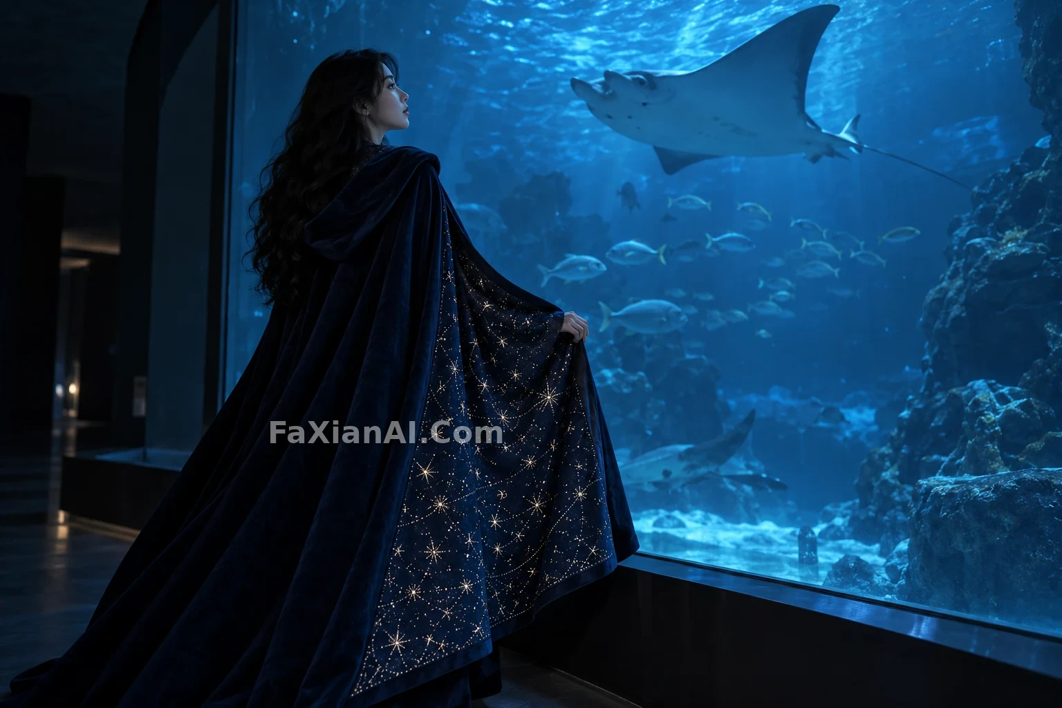 星点斗篷与水族馆光线