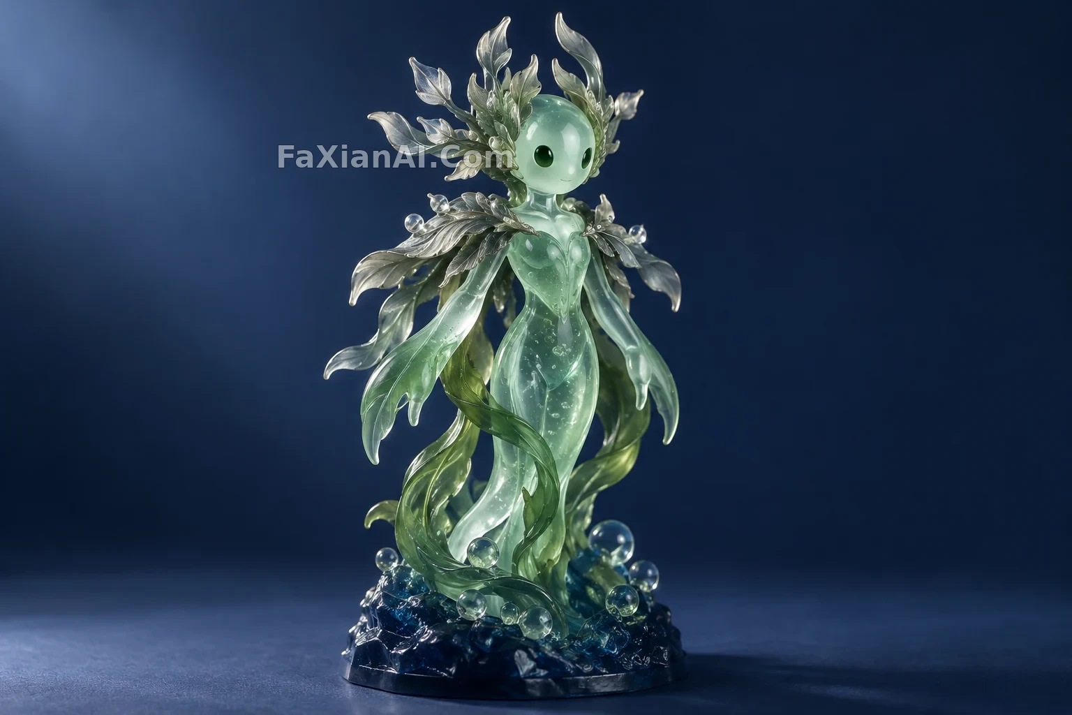 树脂中的海藻精灵