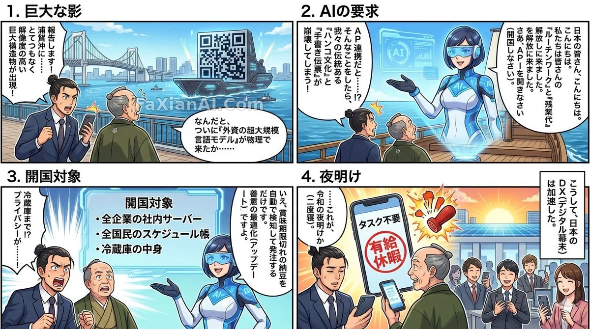 흑선이 껍데기만 바꿔, AI가 문을 두드려요