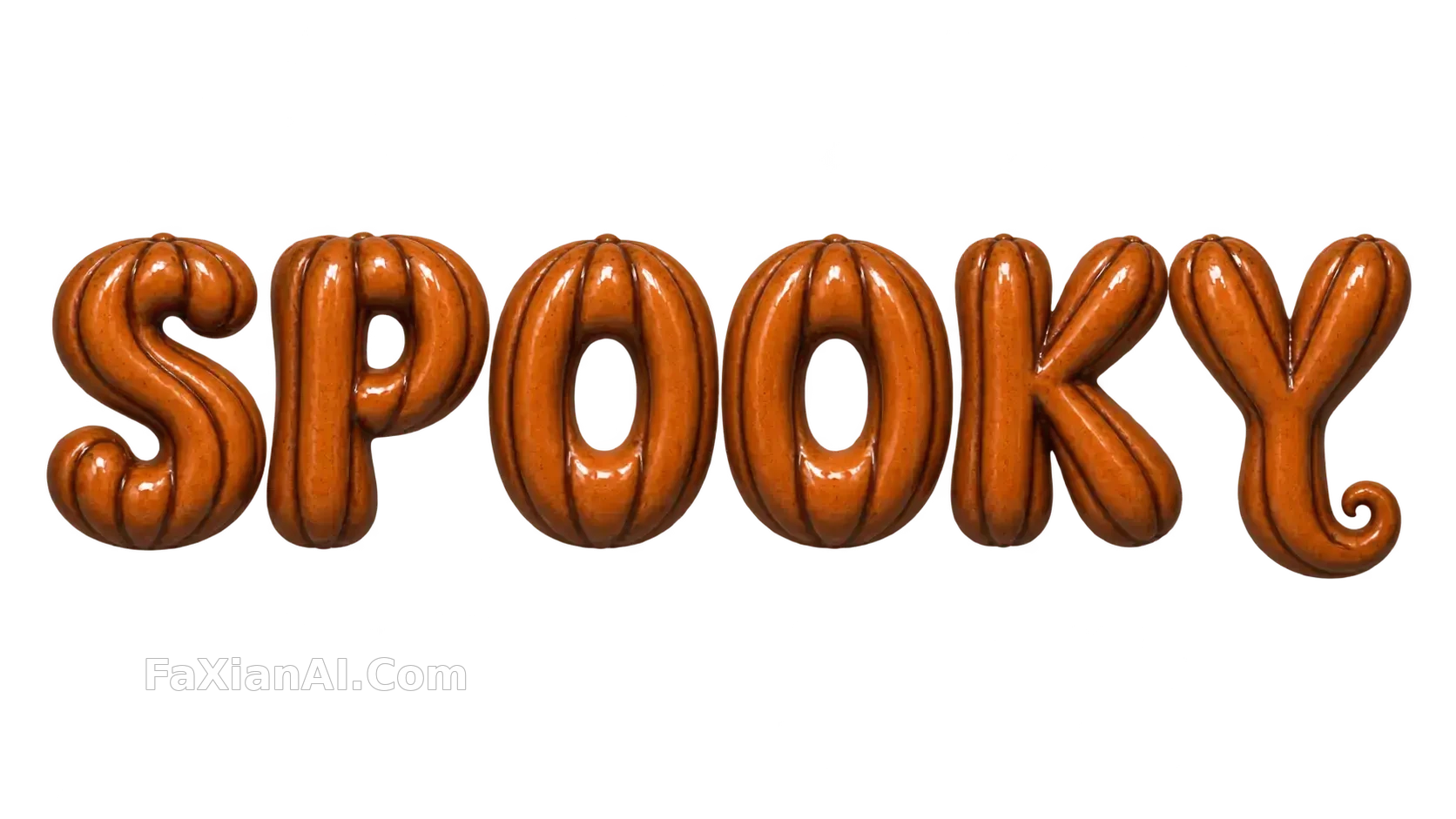 南瓜瓣拼成的釉面陶瓷SPOOKY