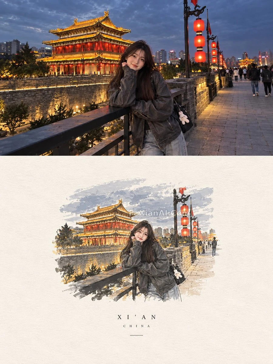 古城墙根那盏灯，照得人心软