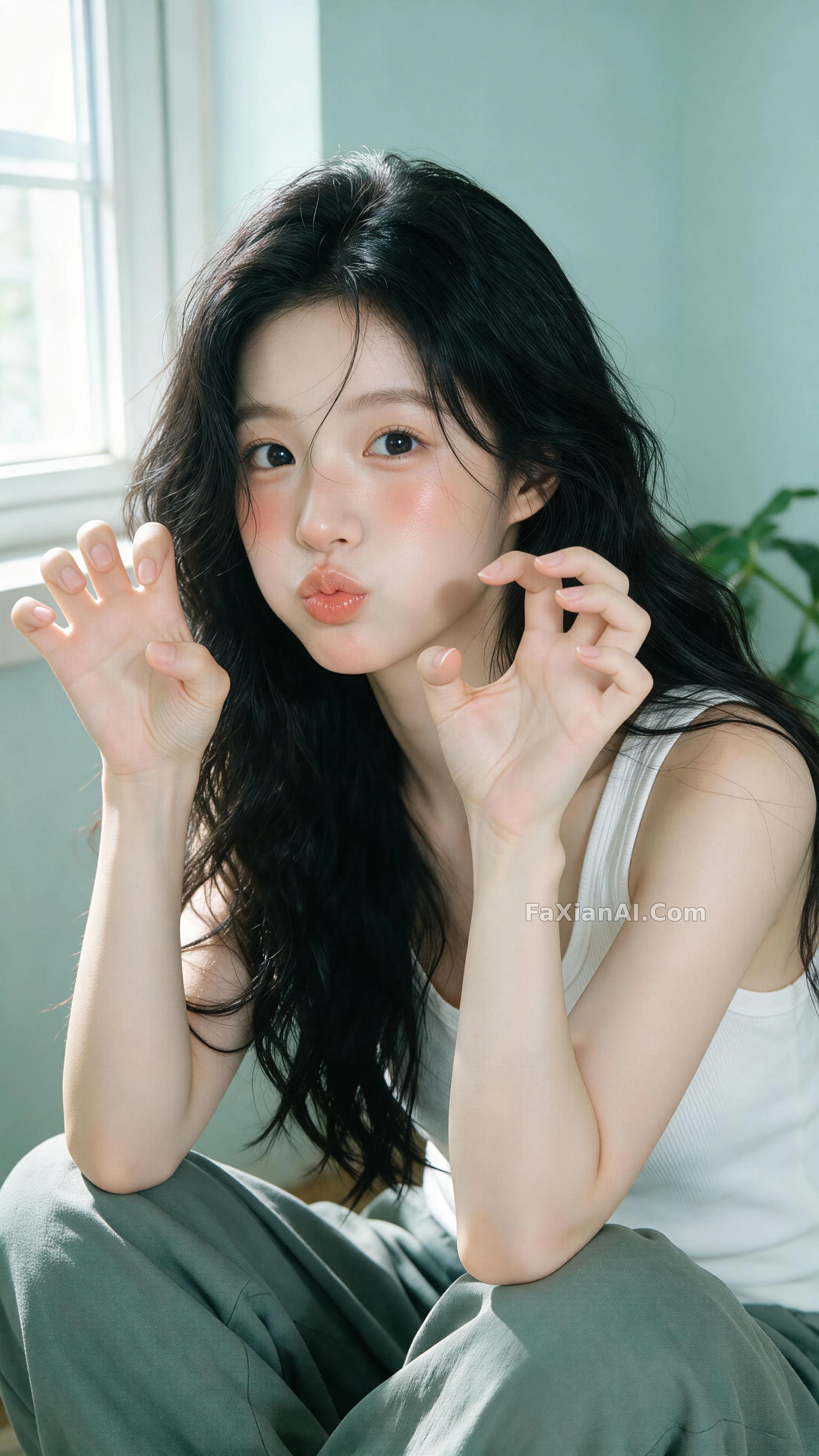 새벽에 색보정하다 나온 이 핑크블루 벽