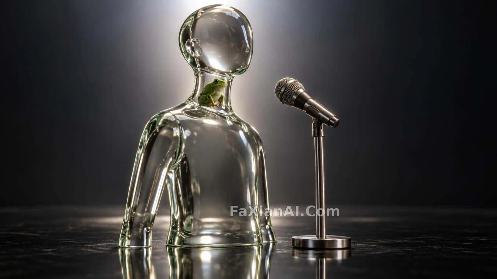 玻璃歌手喉咙里封着只小青蛙