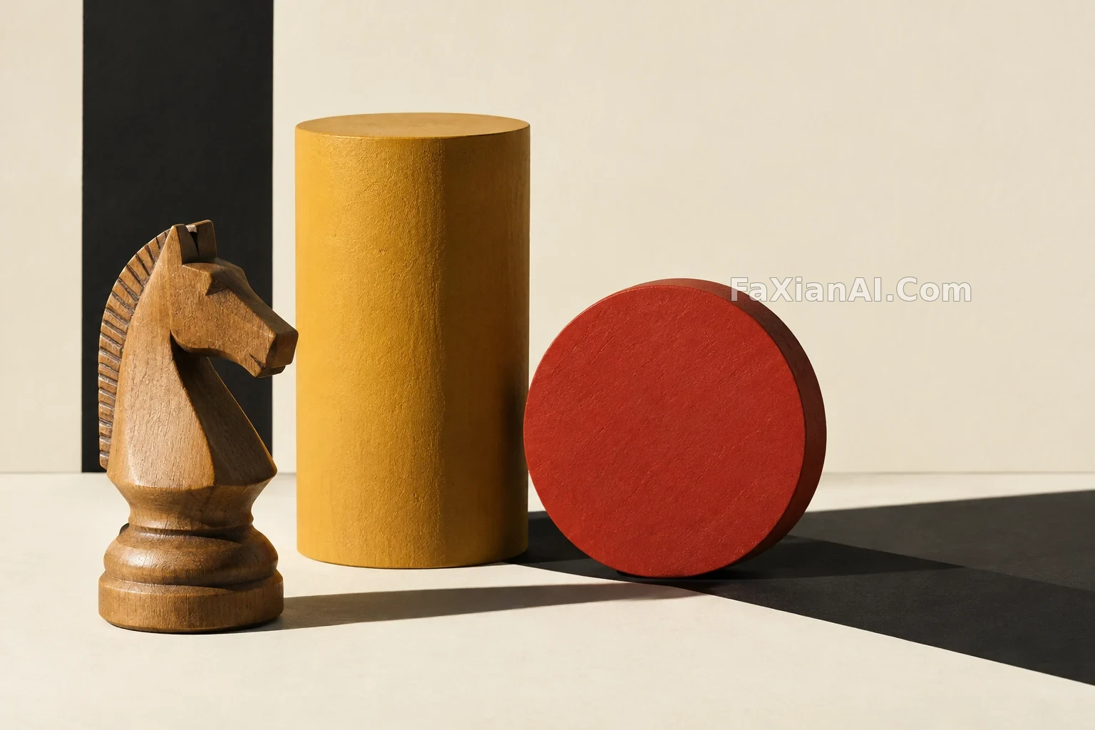 棋子的包豪斯色块