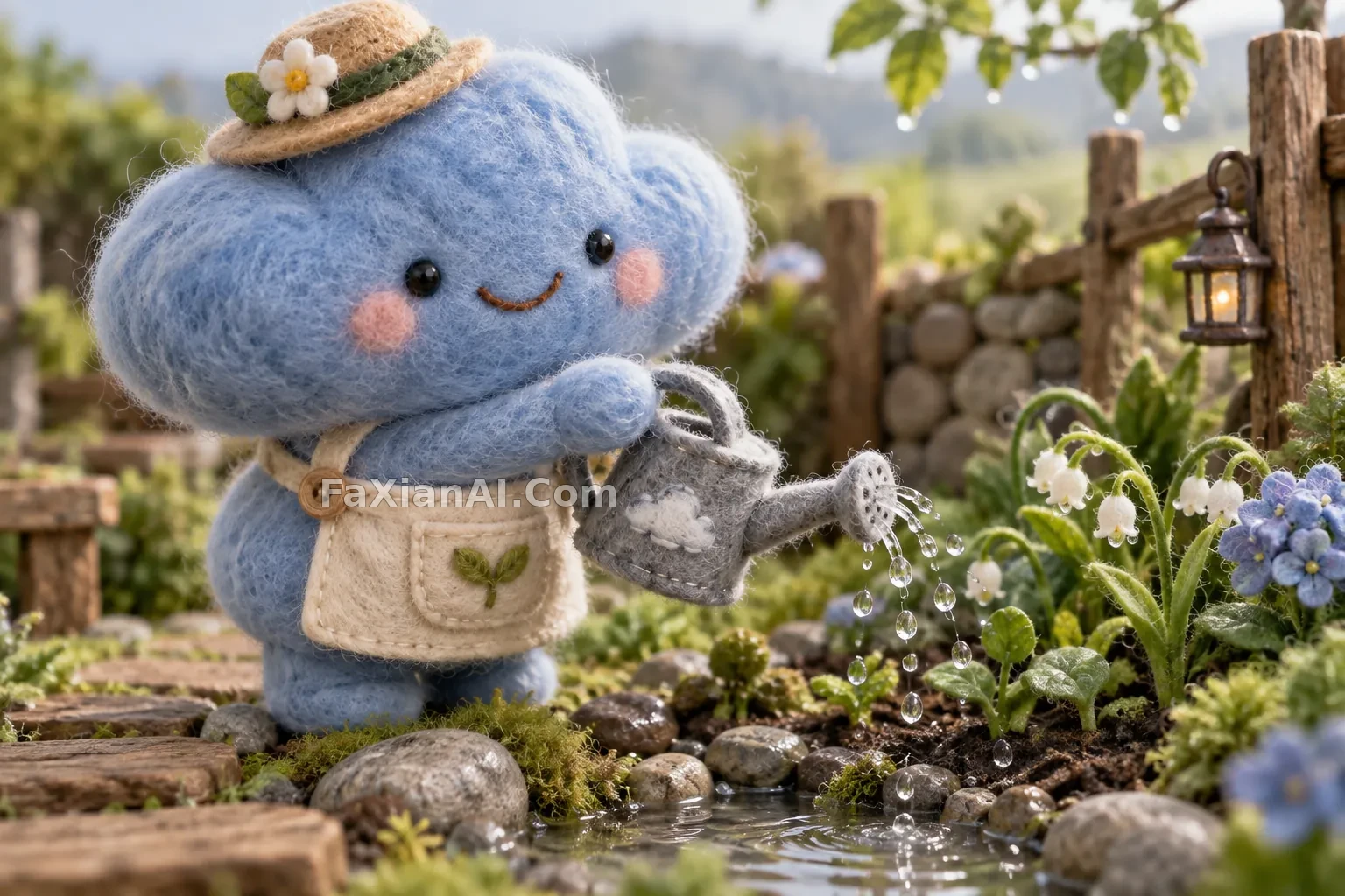 雨水花园的小小守护者