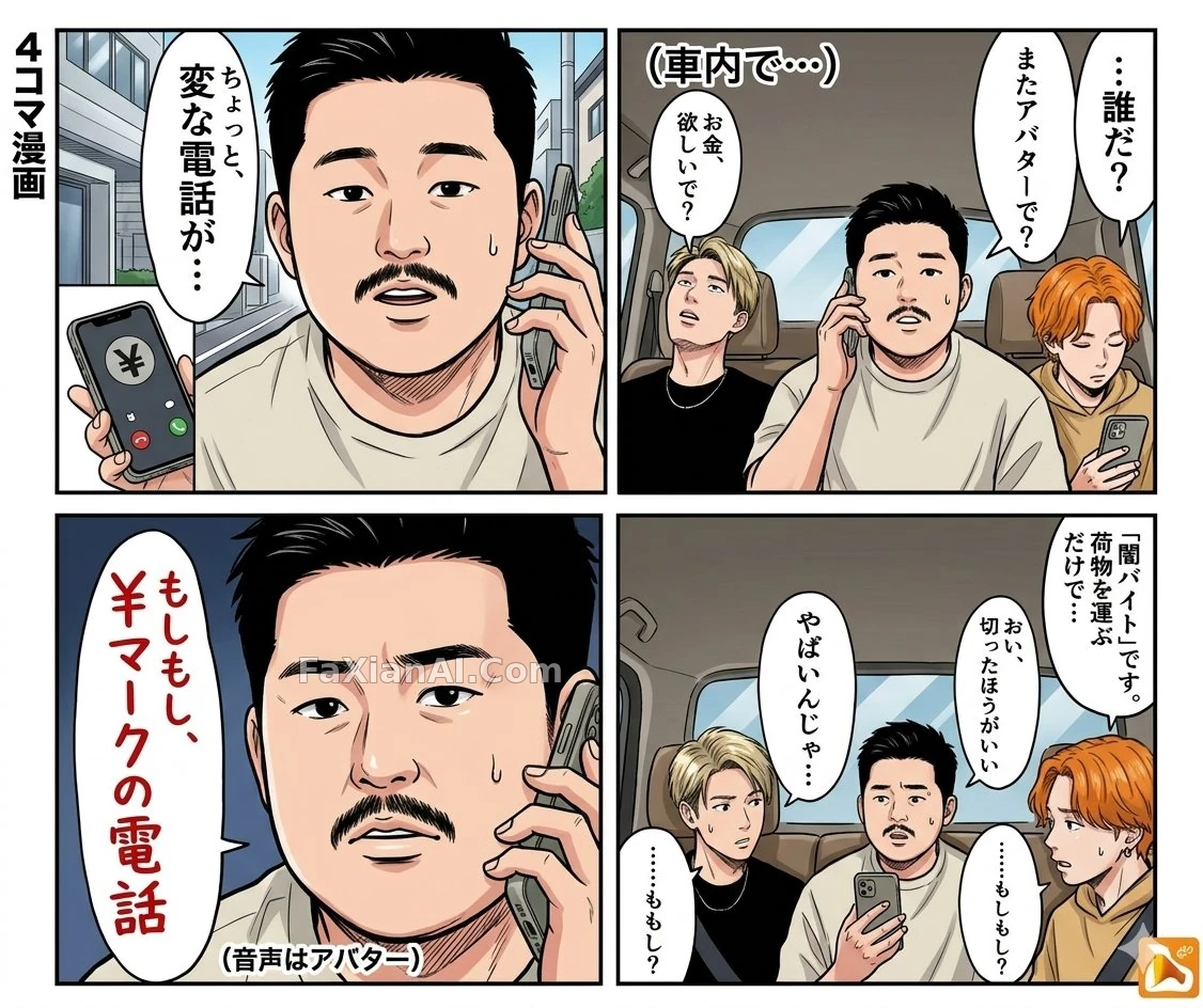 차 안에서, 그 미확인 번호가 울리는 순간