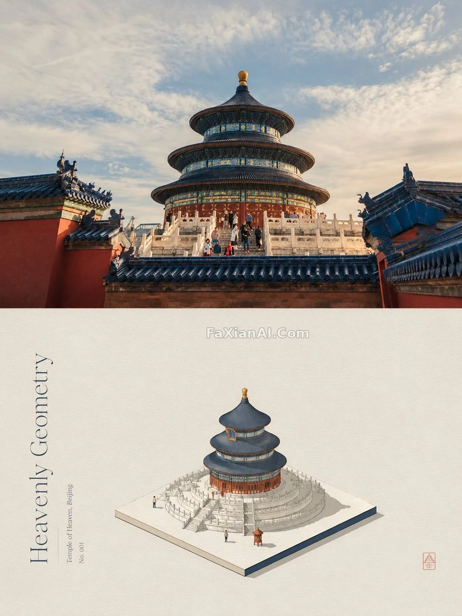 3:4 Poster: Photo on Top, Sand Table Below