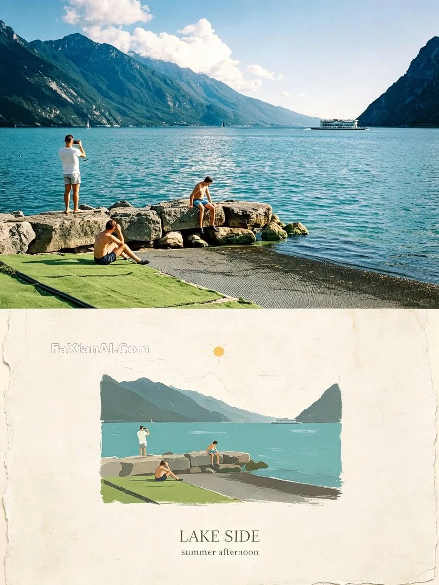 一张橙色座椅撑起两版画面 · GPT Image 2 成图